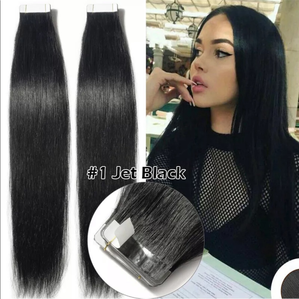 Skin Wefted Invisible Remy Hair Tape-In Extensions